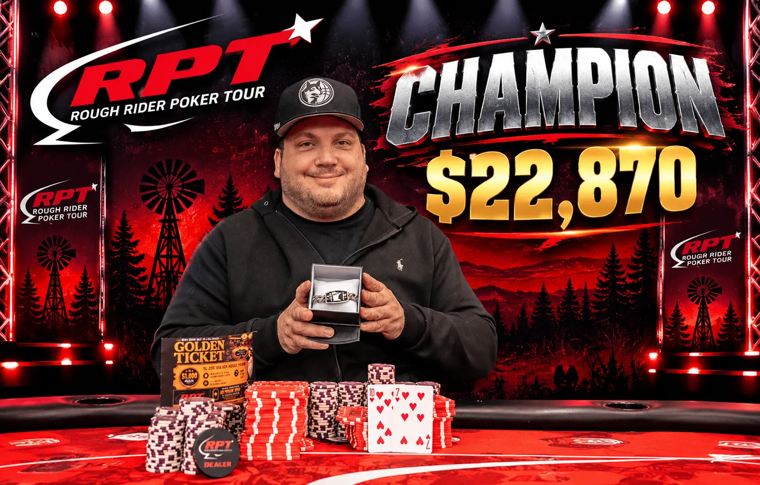 Rough Rider Poker Tour Champion