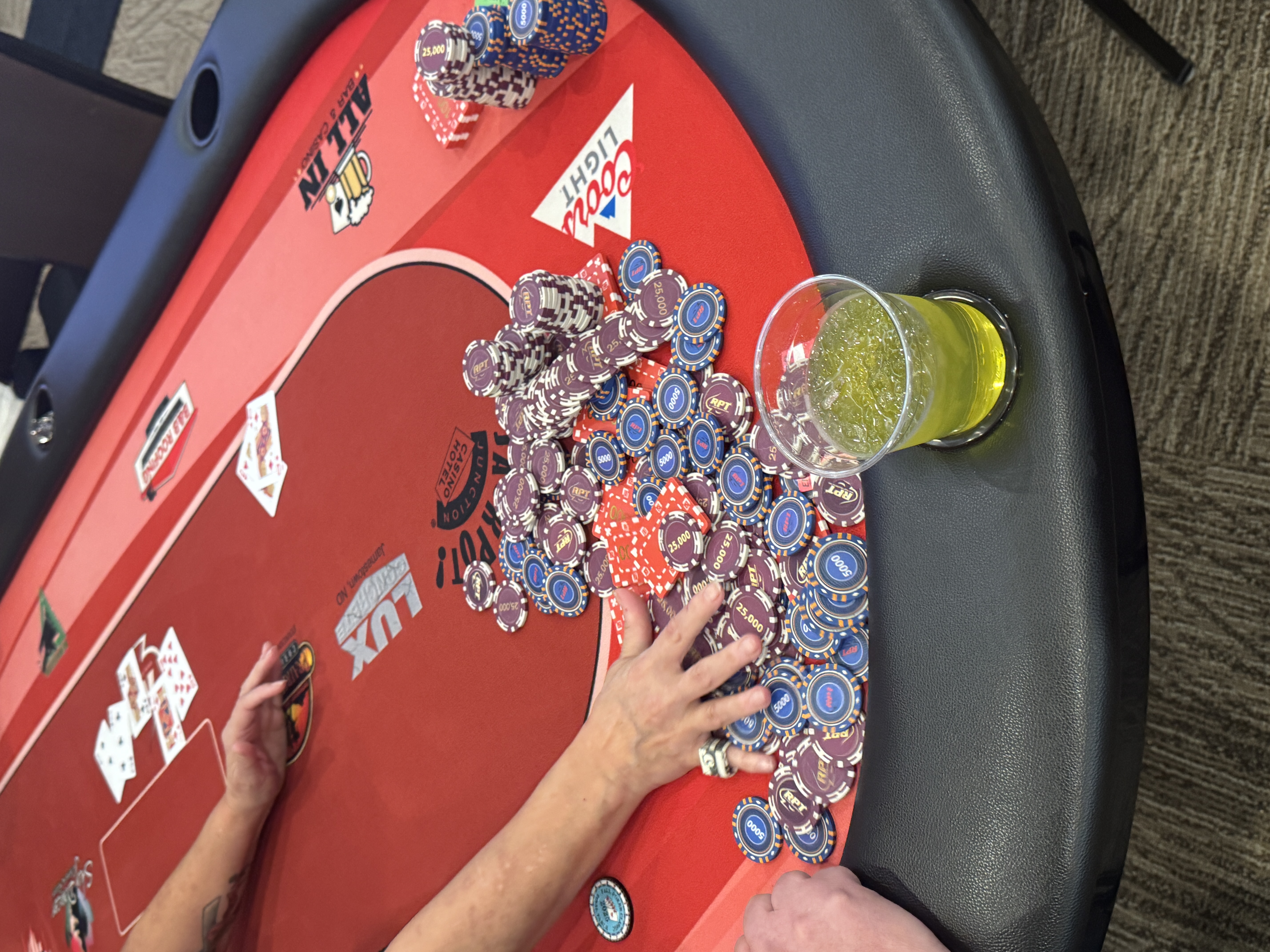 Alan Carlson Wins Monster Hand to Take the Chip Lead from Jordan Handrich